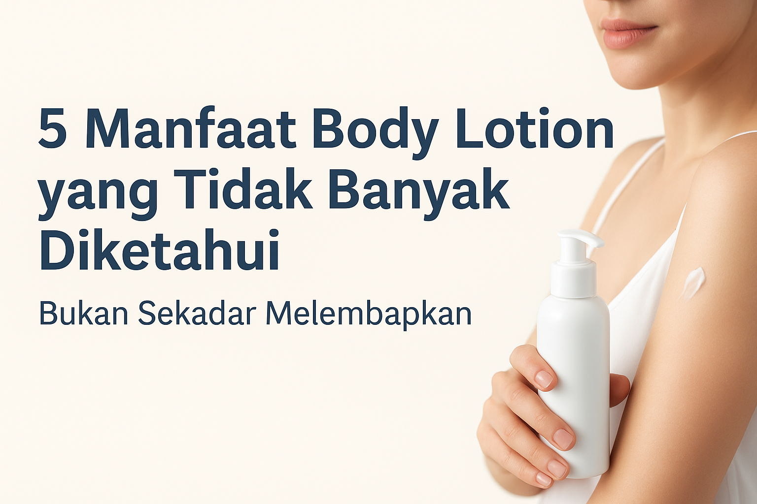 manfaat body lotion Whiteplus untuk kulit sehat dan cerah, dengan desain elegan